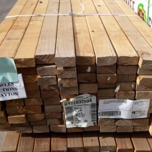 70X35 T3 GREEN MGP10 TREATED PINE-100/4.8 (PLEASE NOTE THIS IS AGED STOCK AND SOLD AS IS)