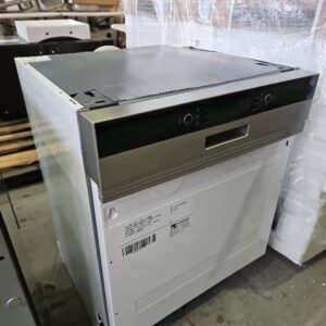 NEW BAUMATIC SIDW15 600MM DISHWASHER SEMI INTEGRATED 15 PLACE SETTINGS 8 WASH PROGRAMS ELECTRONIC PUSH CONTROLS 12 MONTH WARRANTY RRP$999