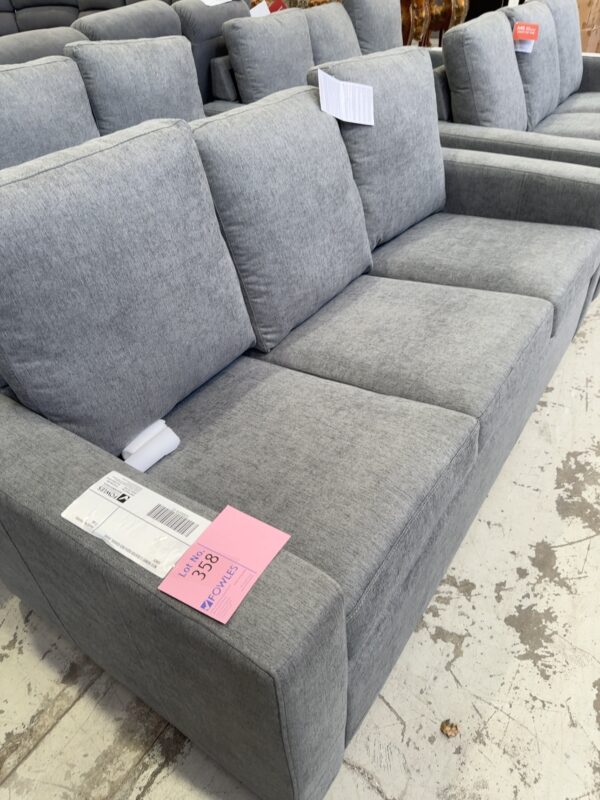 NEW BOBBY 3 SEATER SOFA BED COUCH, DARK GREY