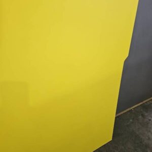 OFFCUT LAMINATE BENCH TOP, YELLOW, 1700 X 600MM