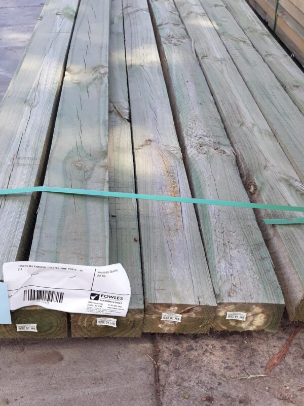 125X75 H4 TWISTED TREATED PINE POSTS-10/2.4