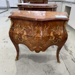 NEW REPRODUCTION FRENCH ANTIQUE STYLE ORNATE TIMBER SIDEBOARD/CABINET **DAMAGED DENT ON TOP** SOLD AS IS