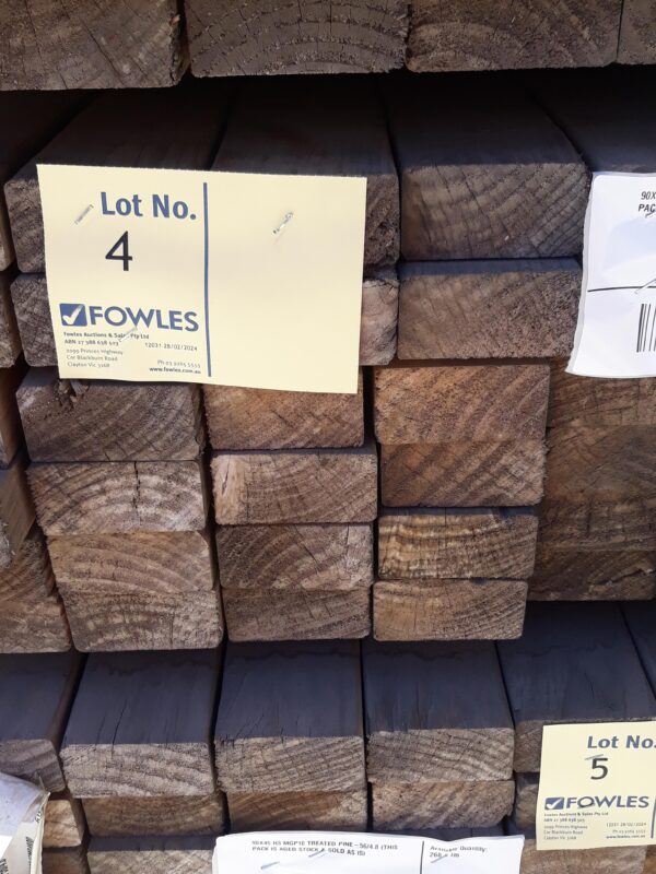 90X45 H3 MGP10 TREATED PINE-48/4.8 (THIS PACK IS AGED STOCK & SOLD AS IS)
