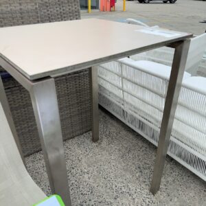 EX STAGING FURNITURE - OUTDOOR BAR TABLE, SOLD AS IS