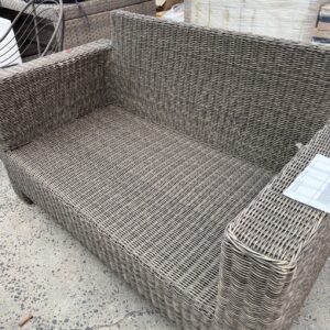 EX STAGING FURNITURE - OUTDOOR LOUNGE, NO CUSHIONS, SOLD AS IS