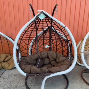 NEW BROWN 2XL HANGING EGG CHAIR