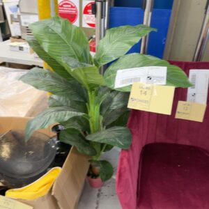 EX STAGING -ARTIFICIAL PLANT POT, SOLD AS IS