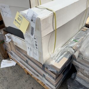 PALLET OF ASSORTED LAMINATE CABINETRY, SOLD AS IS