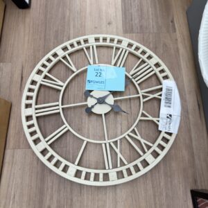 EX STAGING FURNITURE - CLOCK, SOLD AS IS