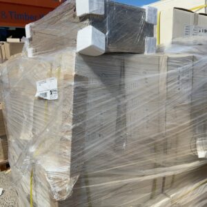 PALLET OF 200MM LAMINATE OPEN OVERHEADS/BASES AND 400MM BASE CABINETS