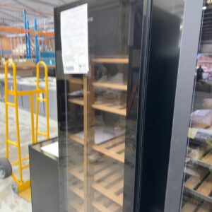 VINTEC WINE CELLAR CABINET V190SG2E-BK, 170 BOTTLE, PERFECT FOR LONG TERM STORAGE OR SHORT TERM SERVING, ADJUSTABLE THERMOSTAT BETWEEN 6 - 22C ACROSS SINGLE OR MULTI ZONES,TIMBER SHELVES, INTERIOR LIGHT, UV PROTECTED, WITH 12 MONTH WARRANTY RRP$4000