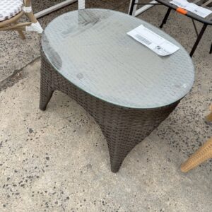 EX HIRE JASPER OUTDOOR SIDE TABLE, SOLD AS IS