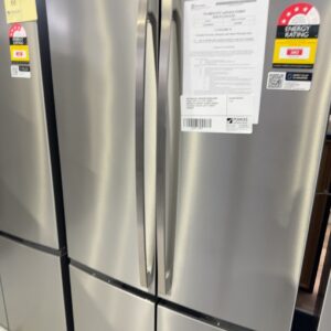 WESTINGHOUSE WQE6000SB FRENCH DOOR FRIDGE, S/STEEL 541 LITRE, HUMIDTY CONTROLLED CRISPERS, FLEXIBLE STORAGE, ADJUSTABLE INTERIOR, WITH 12 MONTH WARRANTY