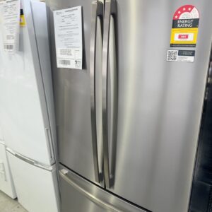 WESTINGHOUSE WHE6000SB FRENCH DOOR FRIDGE, S/STEEL 565 LITRE, 896MM WIDE, DUAL CRISPERS HUMIDITY CONTROLLED, FLEXIBLE ADJUSTABLE INTERIOR, LOCKABLE COMPARTMENT, WITH 12 MONTH WARRANTY