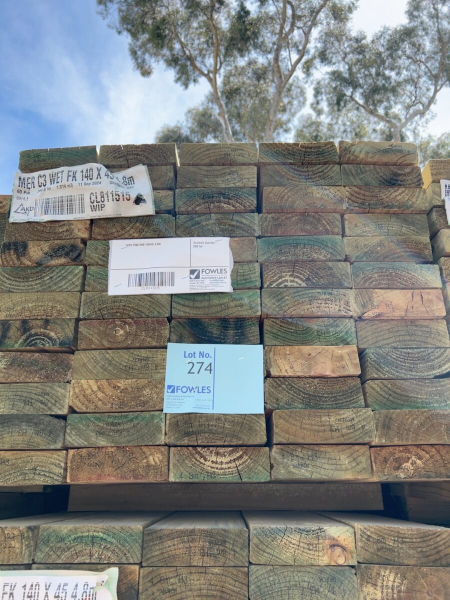 TRTD PINE RHD 140X45 4.8M