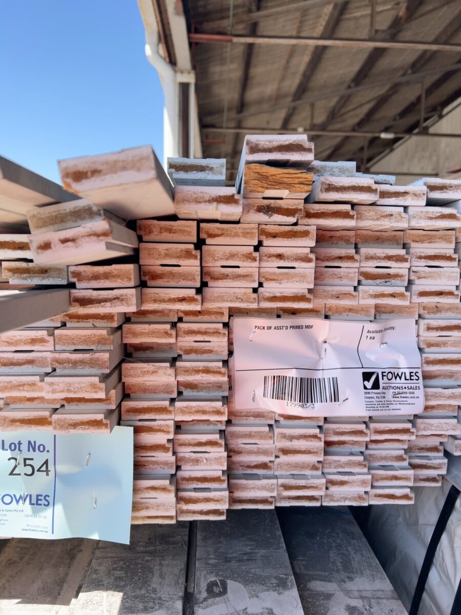 PACK OF ASST'D PRIMED MDF