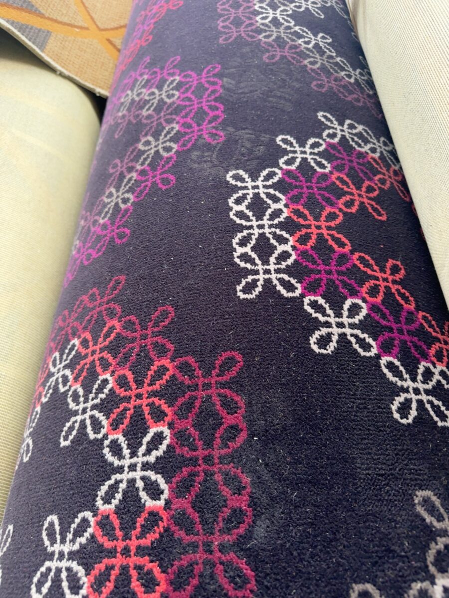 Axminster Woven Patterned Carpet