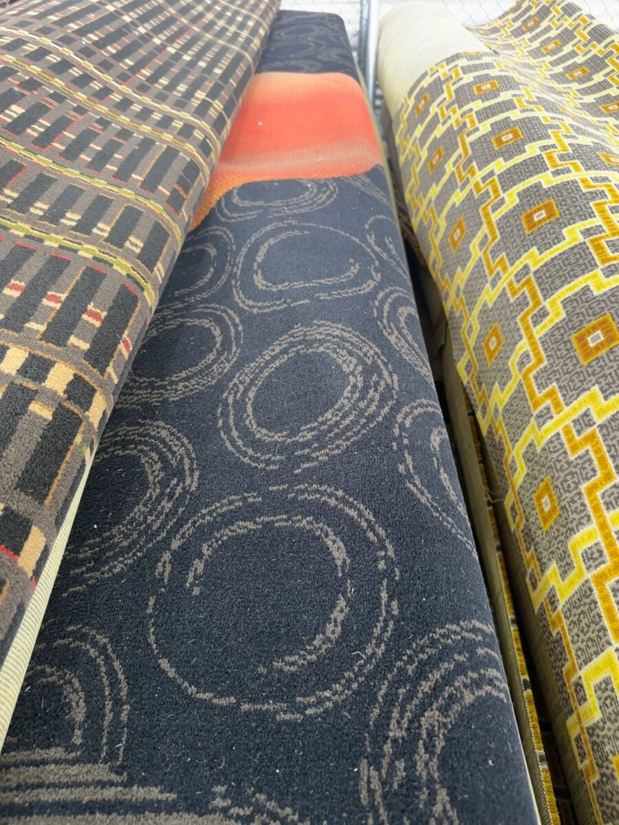Axminster Woven Patterned Carpet