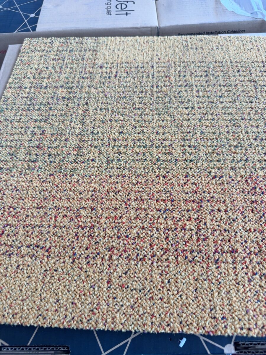 Quietback Carpet Tile Kaleidoscope Sunrise 500x500  (5m2 per box)