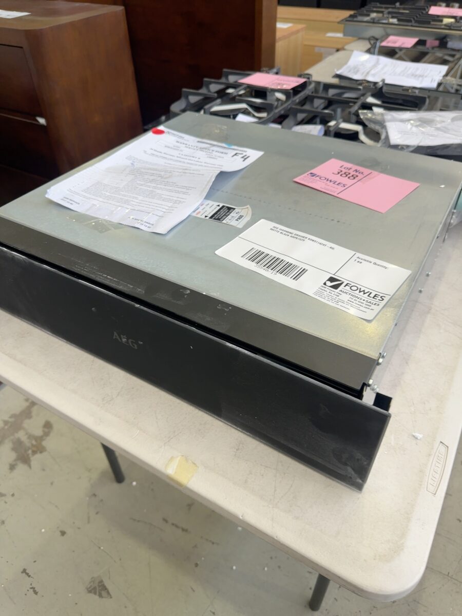 AEG WARMING DRAWER KDK911424T-AU, MATTE BLACK RRP$1529 12 MONTH WARRANTY