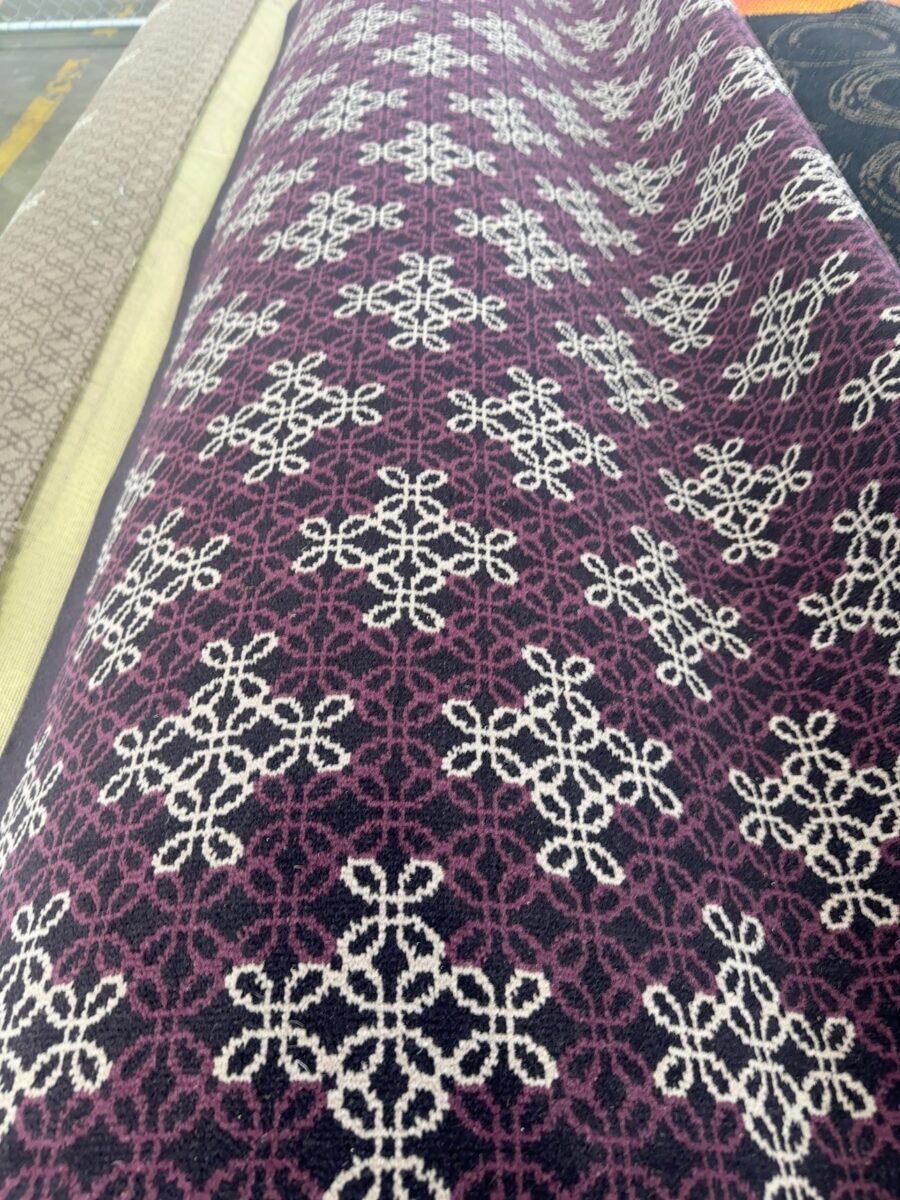 Axminster Woven Patterned Carpet