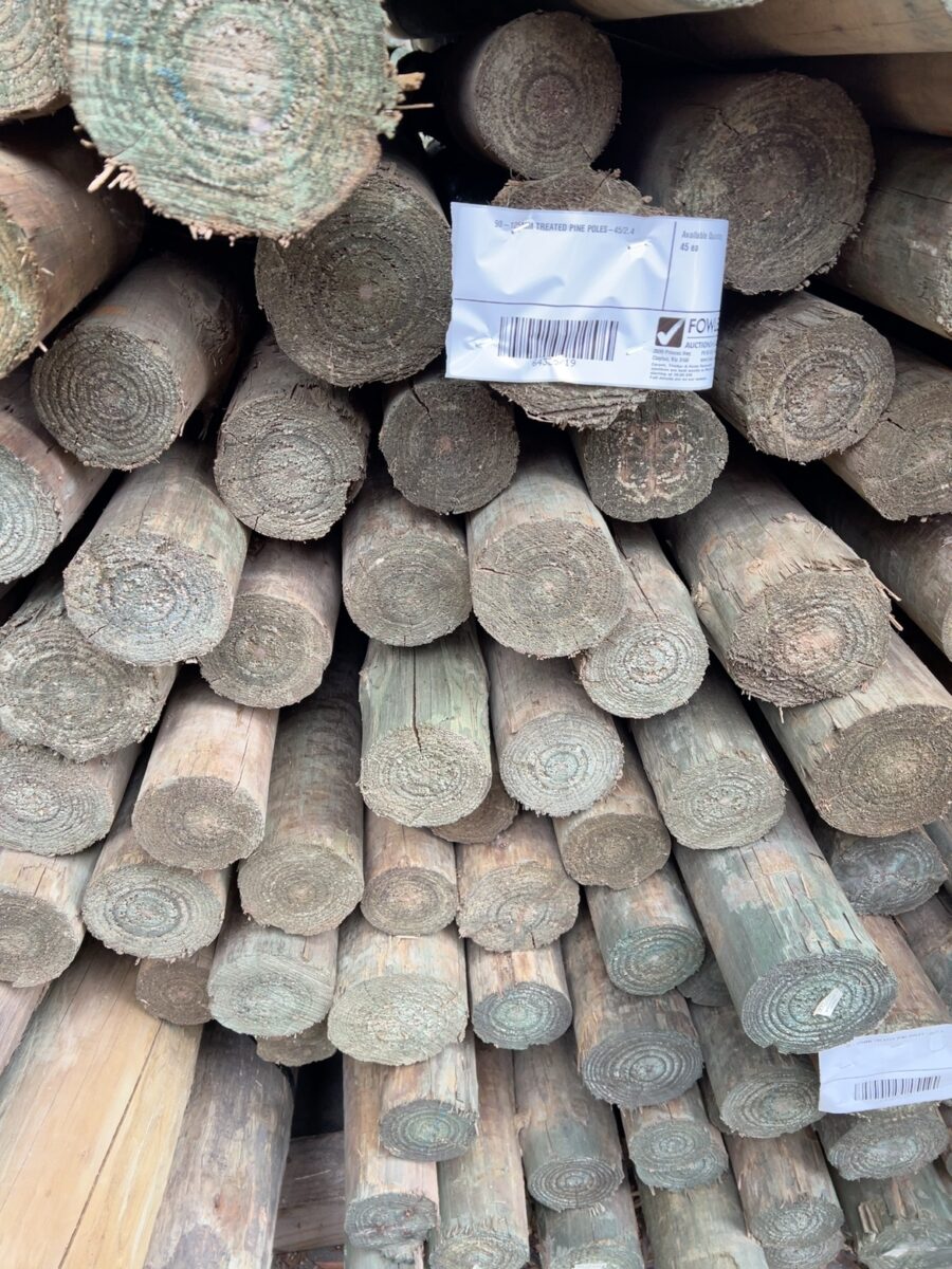 90-125MM TREATED PINE POLES-45/2.4
