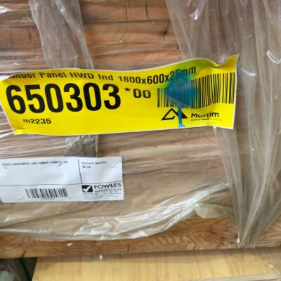 600X25 HARDWOOD LAM TIMBER PANELS-20/1.8