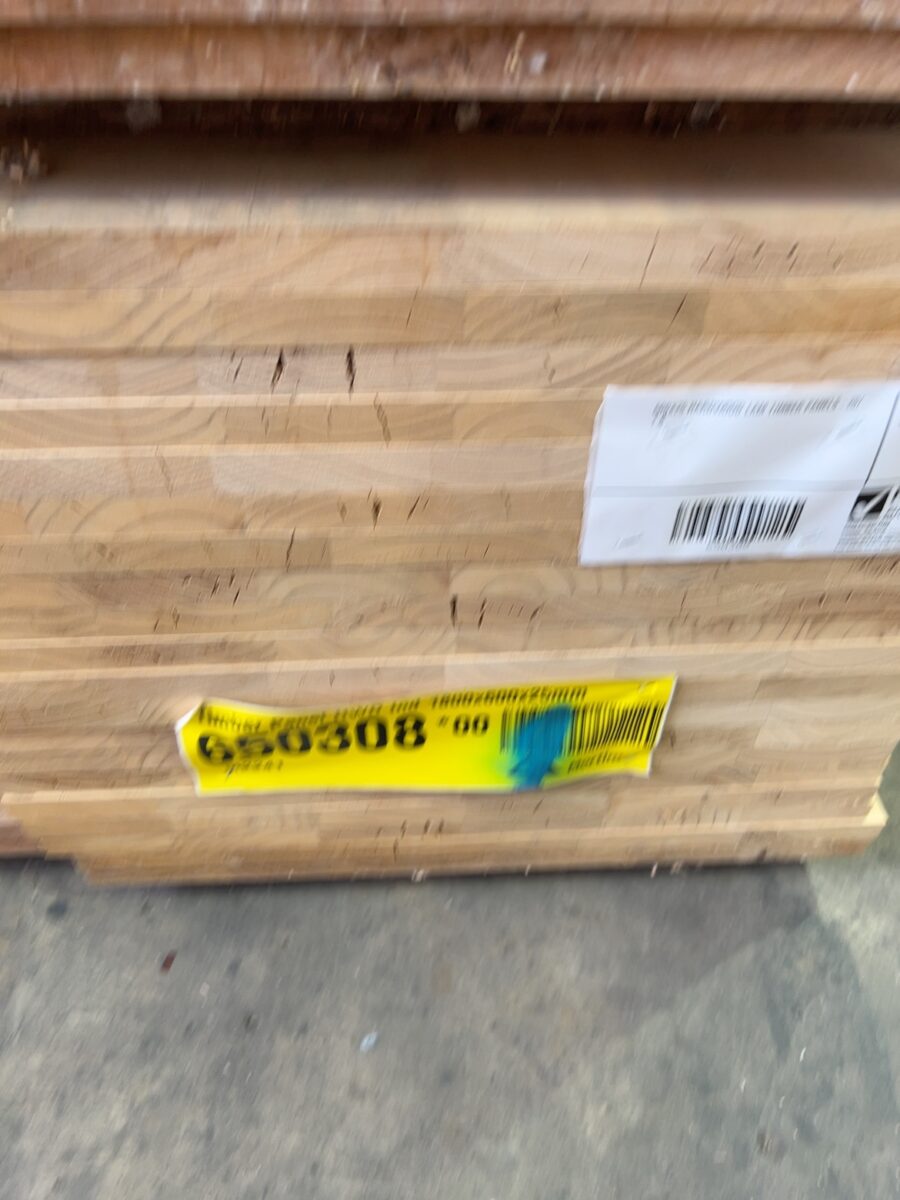 600X25 HARDWOOD LAM TIMBER PANELS-20/1.8