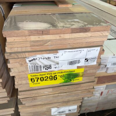 450X25 HARDWOOD LAM TIMBER PANELS-20/2.4