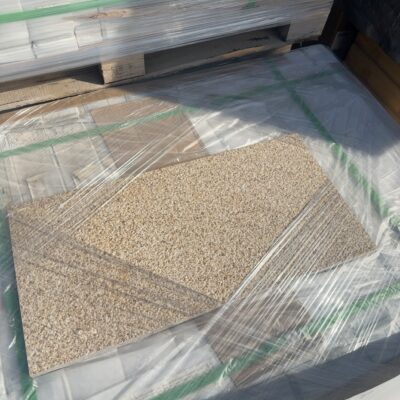 PALLET OF GOLD SEASAME PORCELAIN PAVER 18MM THICK