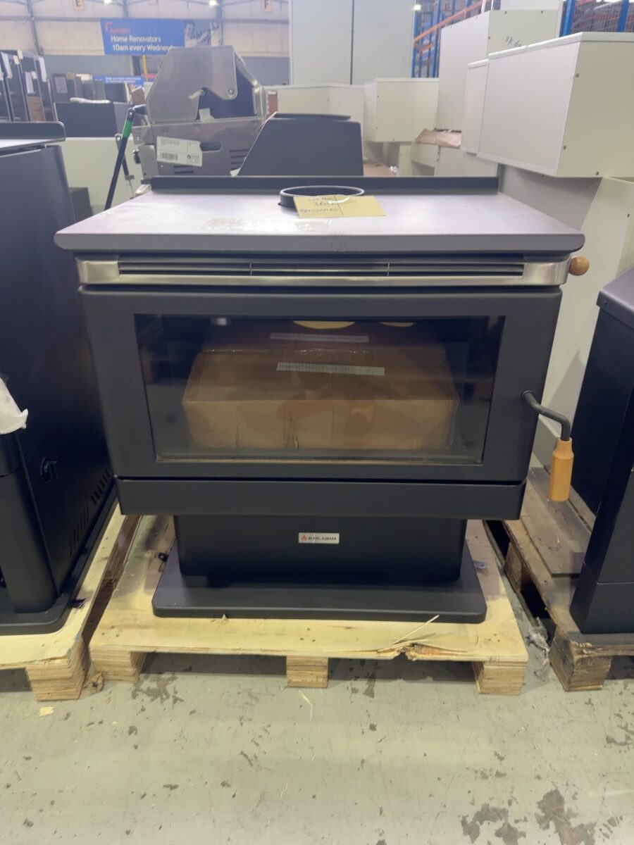 EX DISPLAY SCANDIA KALORA 600C CONVECTION WOOD FIRE HEATER, HEATS UP TO 300M2, 3 SPEED FAN, RRP$2099 KA600C-24-0174