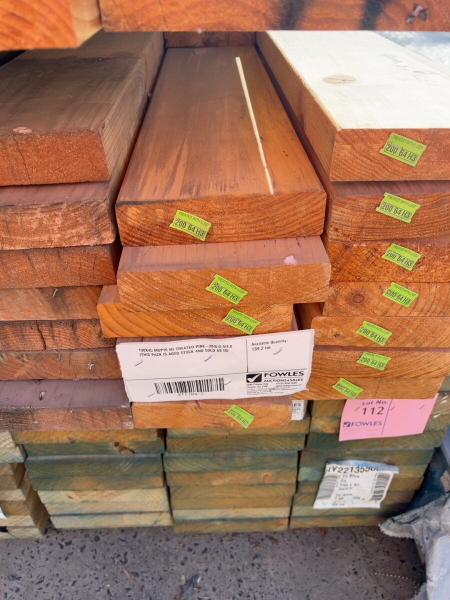 190X45 MGP10 H3 TREATED PINE-20/6.0 4/4.8 (THIS PACK IS AGED STOCK AND SOLD AS IS)