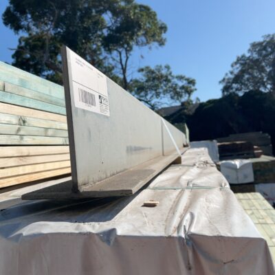 GALVANISED T LINTLE-1/5.7 FLAT 200X10 UPRIGHT 250X12