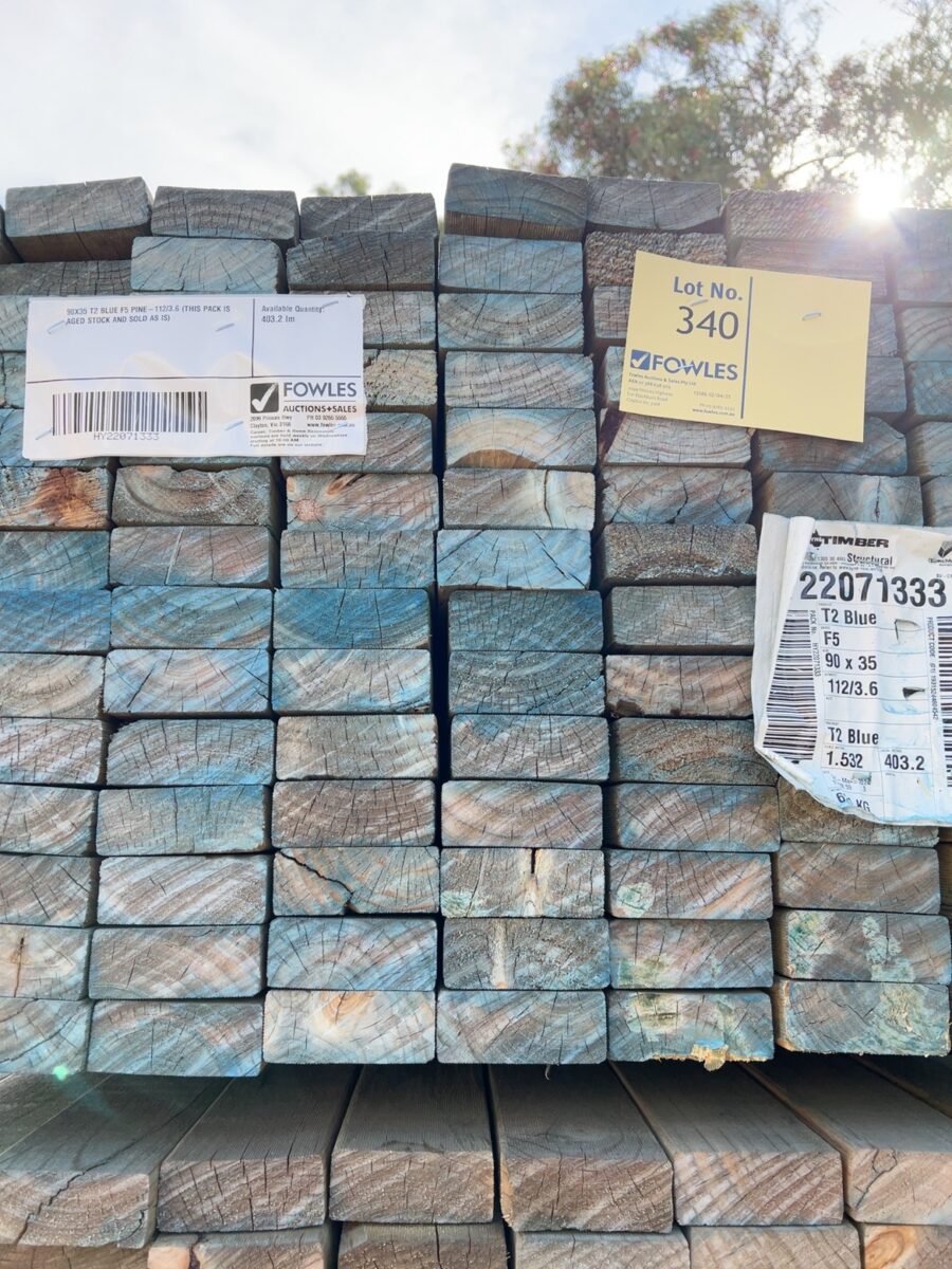 90X35 T2 BLUE F5 PINE-112/3.6 (THIS PACK IS AGED STOCK AND SOLD AS IS)