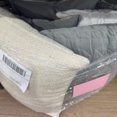EX STAGING FURNITURE - LOT OF ASSORTED CUSHIONS, SOLD AS IS