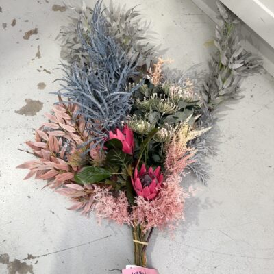 EX STAGING FURNITURE - LOT OF FAUX FLOWERS, SOLD AS IS