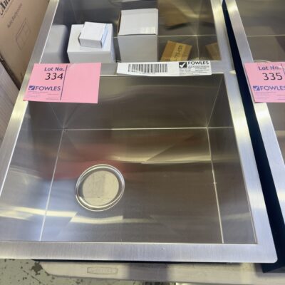 EX DISPLAY SQUARELINE DOUBLE UNDERMOUNT SINK SOLD AS IS - DENTED STOCK