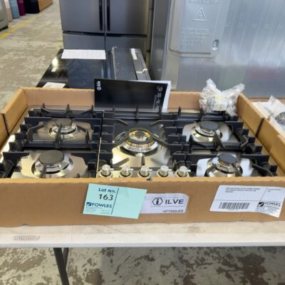 NEW ILVE HPT95D S/STEEL 900MM 5 BURNER GAS COOKTOP RRP99, SOLD AS IS NO WARRANTY