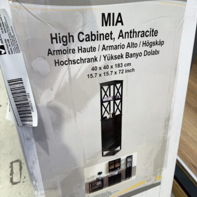 NEW MIA ANTHRACITE HIGH CABINET 672322