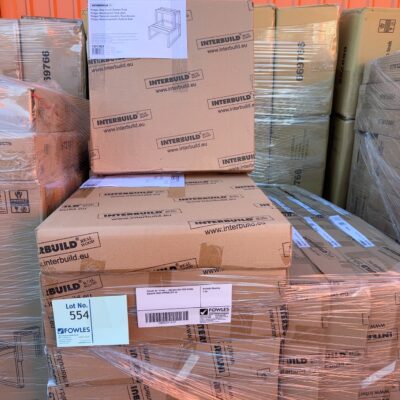 PALLET OF 121363 - HOLGER BIG STEP STOOL GOLDEN TEAK APPROX QTY 44