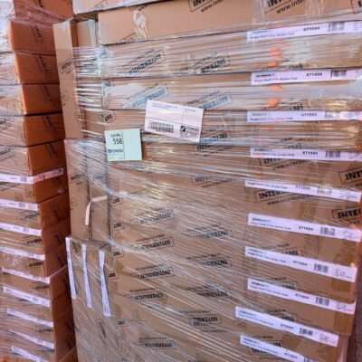 PALLET OF 671554- HOLGER SHELF 3 TIER GOLDEN TEAK APPROX QTY 54