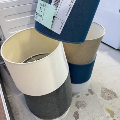 EX STAGING - LOT OF ASSORTED LAMP SHADES SOLD AS IS