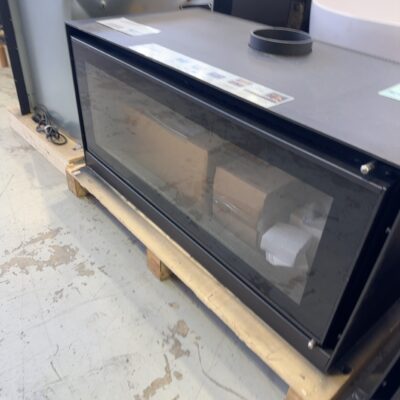 EX DISPLAY SCANDIA STYLISTE 10 SCSTY10 WOOD FIRED HEATER WITH LARGE GLASS PANEL, HEATS UP TO 300M2 RRP$2995 SCSTY10-22-0048