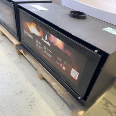 EX DISPLAY SCANDIA STYLISTE 10 SCSTY10 WOOD FIRED HEATER WITH LARGE GLASS PANEL, HEATS UP TO 300M2 RRP95 SCSTY10-21-0281