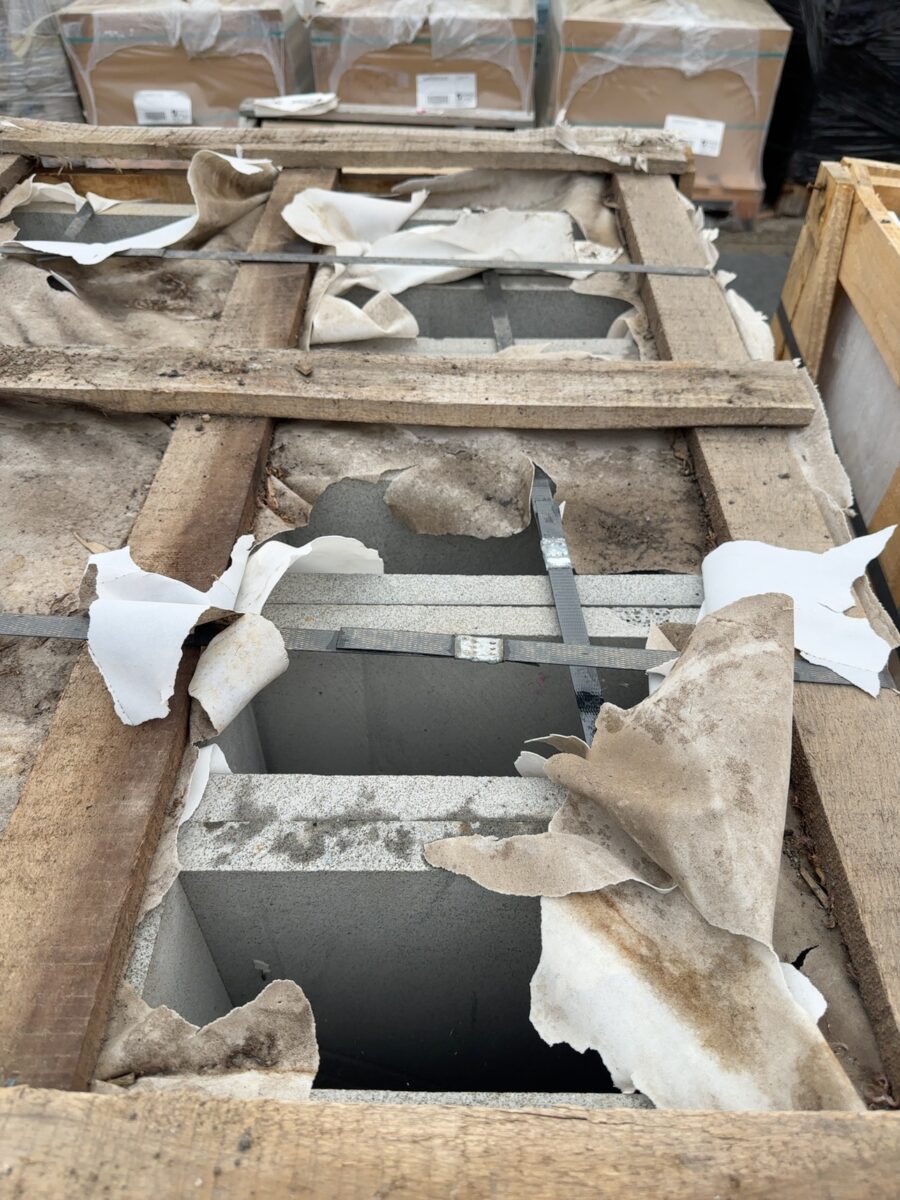 PALLET OF BLUESTONE COPING/STAIR TREADS 800 X 400 X 130/30, QTY 24 (MUST TAKE PALLET, SOLD EACH) #15