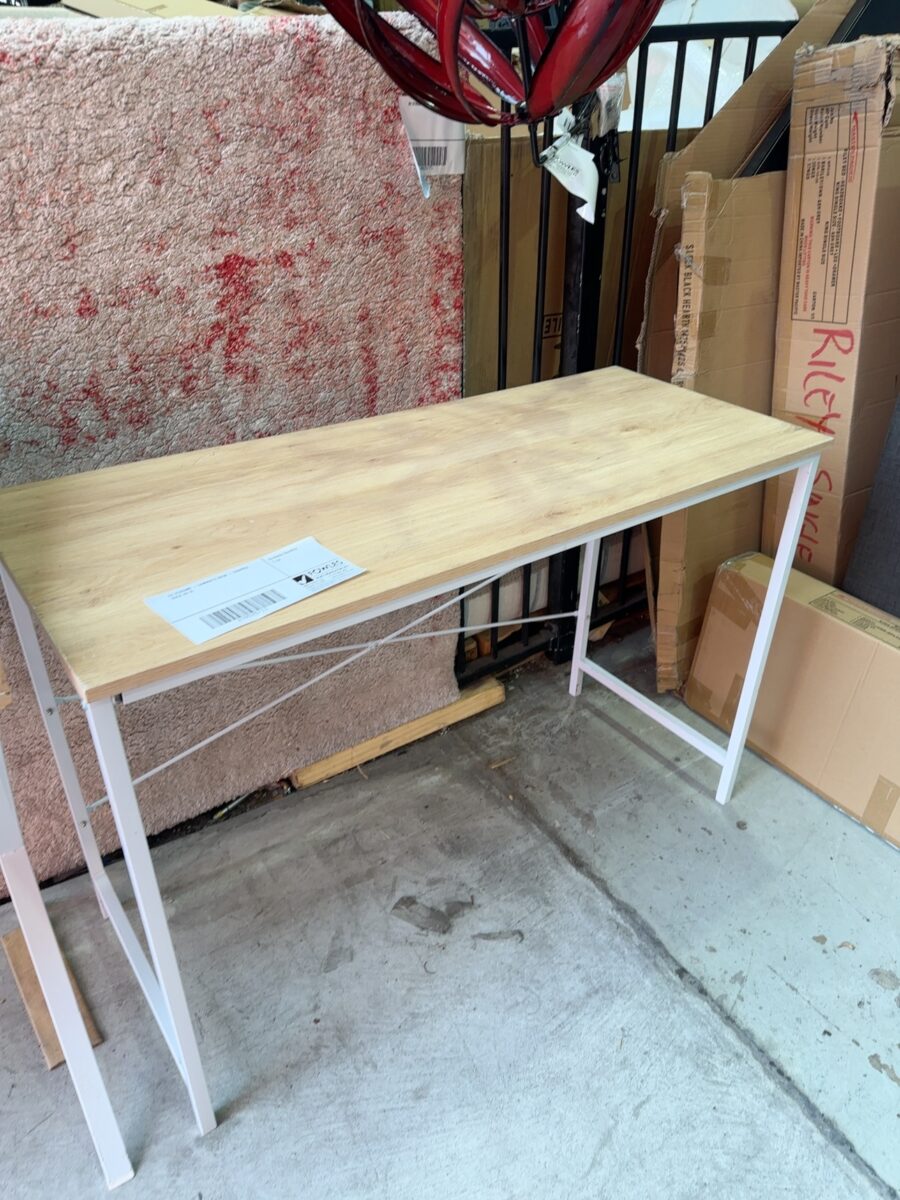 EX STAGING - LAMINATE DESK - CHIPPED SOLD AS IS