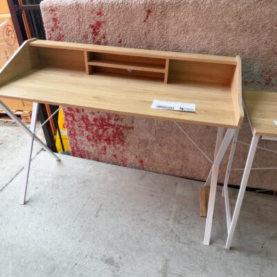 EX STAGING - LAMINATE DESK - CHIPPED SOLD AS IS