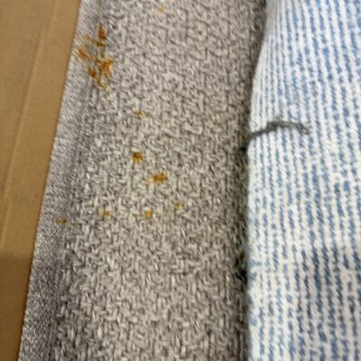 EX STAGING - MEDIUM SIZE DESIGNER RUG, SOLD AS IS