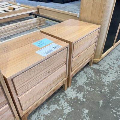 NEW SAMPLE, JEDDA MESSMATE BEDSIDE TABLE, SOLD AS IS