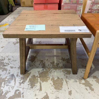 NEW BOXED APOLLO LAMP TABLE, TASMANIAN OAK, SMOKE FINISH